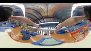 Flying Through The Eyes of a Gymnast with #360° Video