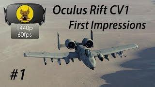 Oculus Rift CV1 First Impressions in DCS: World - A-10C Warthog VR Mission