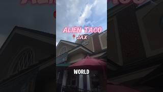 Checking out some out of this world tacos 