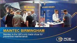 PCE Instruments at the industrial fair Maintec in Birmingham