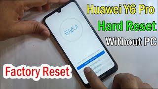 Huawei Y6 Pro 2019  Hard Reset Pattren Unlock || Huawei Y6 Pro  (MRD-LX 2) Factory Reset 2021