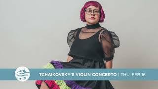 Eugene Symphony presents Tchaikovsky's Violin Concerto and Angélica Negrón's first-ever symphony