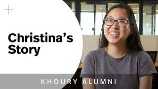 Khoury Story: Christina on Co-ops at Khoury