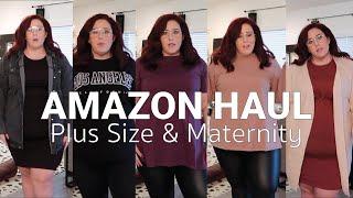 Amazon Haul - Maternity & Plus Size Finds - Size 18 | Curves, Curls and Clothes