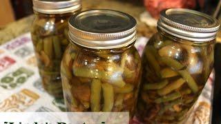 ~Canning Lemon & Garlic Green Beans & Mushrooms With Linda's Pantry~