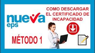 Cómo Descargar el Certificado de Incapacidad Médica | Método 1