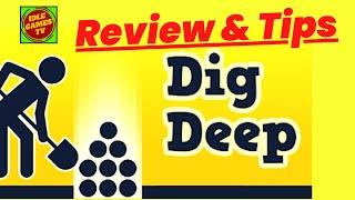 Dig Deep android Gameplay, beginner tips and tricks, guide, game review, simulator