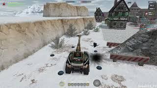 Tanki Online Magnum Steampunk Skin Mortar Augment and Wasp GT Skin Miner gameplay no commentary