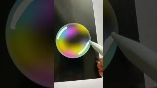 How to create bubbles in Procreate #shorts #procreateshorts #art #procreate #digitalart #bubbles