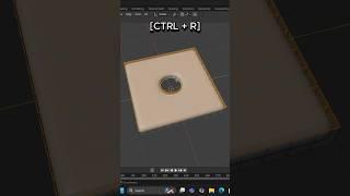 Learn to Make Perfect Hole Under 1 Minute (Real Time) #blender #tutorial #b3d #shorts