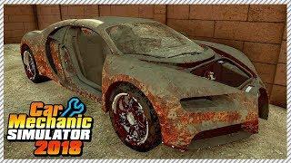 Car Mechanic Simulator 2018 - Buying Cheapest Junkyard Bugatti Chiron in The Country | Ep. 7