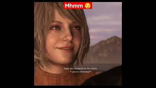 Ashley Wants Leon to Become her PERSONAL Bodyguard #shorts #residentevil4remake #ashley #leon #sus