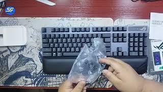 Asus ROG Strix Scope NX Wireless Deluxe Gaming Keyboard Unboxing