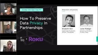 How to preserve data privacy in partnerships