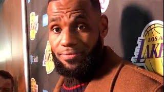 LeBron James after missing 17 games with a groin injury: "I didn’t come here to sit on the bench"