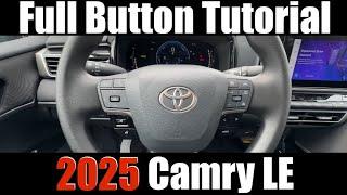 2025 Toyota Camry LE: Features & Controls Explained