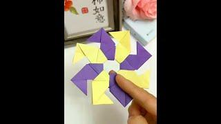 Dart paper-folding tutorial #DIY by hand #Dart paper-folding tutorial #Handmade paper-folding #Pape