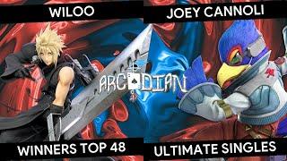 New England Ultimate Arcadian 2025 - Wiloo (Cloud) vs Joey Cannoli (Falco) - Winners Top 48