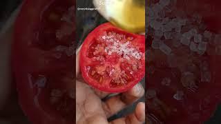 Tomato & sugar face scrub ,Get fair & Glowing skin Remove dark spots #short #yttrending #ytshorts