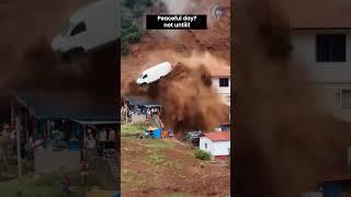 Surging Mud Flood Engulfs Everything – Watch the Chaos Unfold #shorts