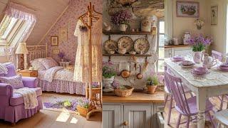 A SPLASH OF PURPLE: Relaxing English Countryside Cottage CHIC HOME Decor Ideas for Everyday Living
