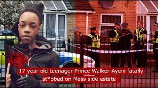 17 year old teenager Prince Walker Aeni fatally st*bbed in Moss side estate #crime