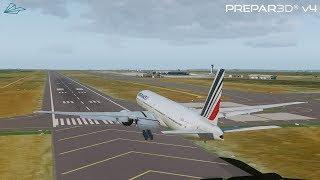 Prepar3D v4.5 | Paris to Dakar | LFPG-GOBD | PMDG 777-300ER | Flight Simulator | P3D