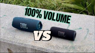 JBL CHARGE 5 vs JBL FLIP 6!!! 100%VOLUME️