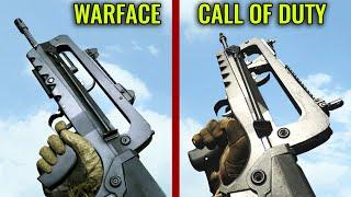 Call of Duty Modern Warfare 2019 vs WARFACE - Weapons Comparison