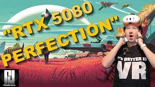 "PERFECTION!" - No Mans Sky running in VR on a NEW RTX 5080 PC - (Ultra Settings PLUS DLSS 4)