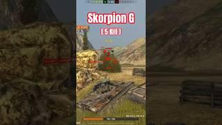 [5 kill] Skorpion G WoT Blitz [Wot_493_sniper] #wotbliz #блиц #game  #вотблиц #wotb #танкиблиц #tank