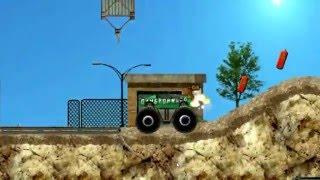 Monster Truck Demolisher - Flash Game Walkthrough (24 levels)