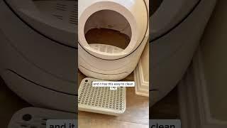 Such an upgrade  Amazon link in bio hearts #cats #homedecor #interiordesign #litterbox #catlovers