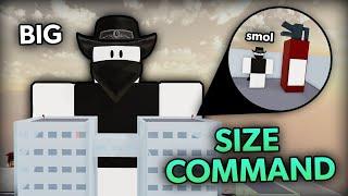 TROLLING with SIZE COMMANDS in Roblox Jujutsu Shenanigans.