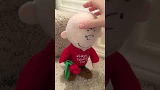 Peanuts 2015 Happy Valentine's Day Plush Charlie Brown Musical Dancing Doll 9 IN