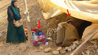 "Resilience Against Hardships: Building an Underground Shelter by a Widow and Her Children"