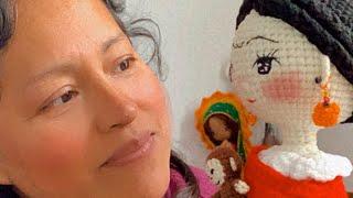 COMO BORDAR OJITOS A UNA MUÑEQUITA AMIGURUMI FÁCIL MARIA'S LOVELY HOBBY AMIGURUMIS