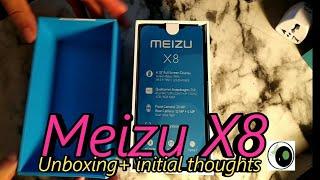 Meizu X8 unboxing + first impressions 4GB RAM+64GB ROM, Snapdragon Dragon 710