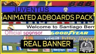 PES 2017 | ANIMATED ADBOARDS PACK + REAL BANNER BY PC PROFESSIONAL