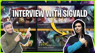 Interview with SIGVALD THE GRIM | Injustice 2 Mobile