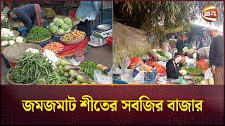 মাদারীপুরে জমজমাট শীতের সবজির বাজার | Bazar Update | Madaripur | Channel 24