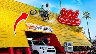 Dirt Bike vs Wienerschnitzel! - Buttery Vlogs Ep266