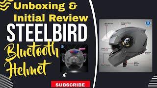 Original SteelBird SBH- 40 Bluetooth Helmet Unboxing and Initial Review