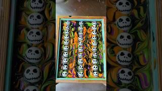 Making + Cutting Spooky SUMMER Soap! #soapmaking #soapcutting #handmadesoap #soap #soapmaker #soaps