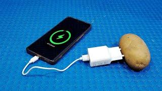 How to generate free electricity from potato (Charge your phone to 100%) | Simple Tips