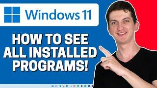 How To See All Installed Programs On Windows 11