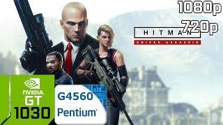 HITMAN 2 Sniper Assassin [PC] GT 1030 & Intel Pentium G4560 & 8GB RAM