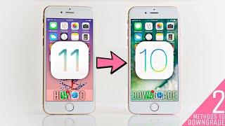 How To Downgrade From iOS 11 To iOS 10 - Easy!