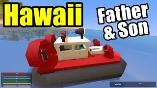 Coast Guard Rescue Heroes!! Father & Son Unturned (Unturned Hawaii Map)