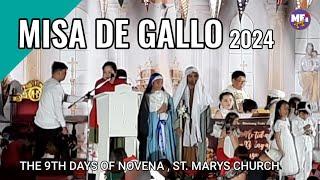 MISA DE GALLO 2024 | 9th DAYS OF NOVENA | ST. MARYS CHURCH AL AIN | MEI YT